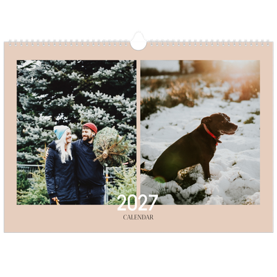 A3 Photo Calendar — Overlapping text [cover]