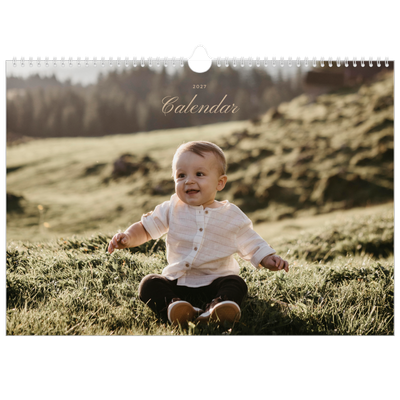 A3 Photo Calendar — Photo strip boxes [cover]