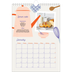A4 Photo Calendar — Year in recipes [January]