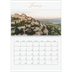 A4 Double Photo Calendar — Gold script banner [January]