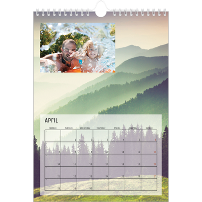 A4 Photo Calendar — Back to nature [April]