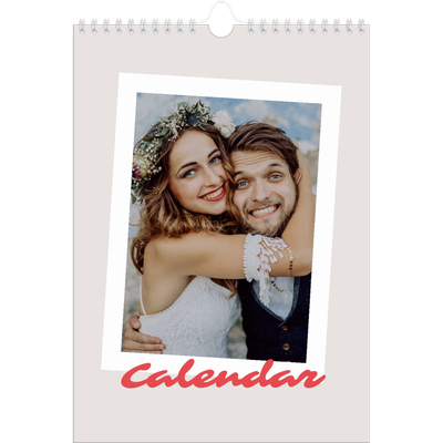 A4 Photo Calendar — Signed in crimson [cover]