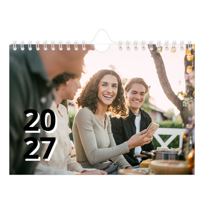 A5 Landscape Photo Calendar — Letter style [cover]
