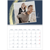 A4 Double Photo Calendar — Gold brush backgrounds [March]