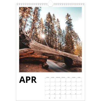 A3 photo calendars — Big date [April]