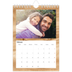 A5 Photo Calendar — Wood [February]