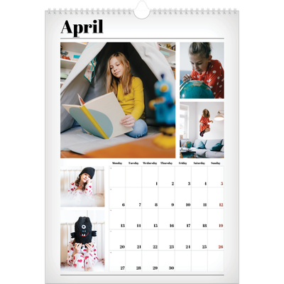 A3 photo calendars — Hot off the press [April]