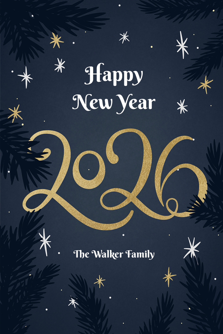 Cards — Midnight sky