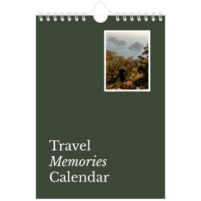 A5 Photo Calendar — Editorial Earth [cover]