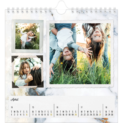 Square calendars  — Picture collection [April]