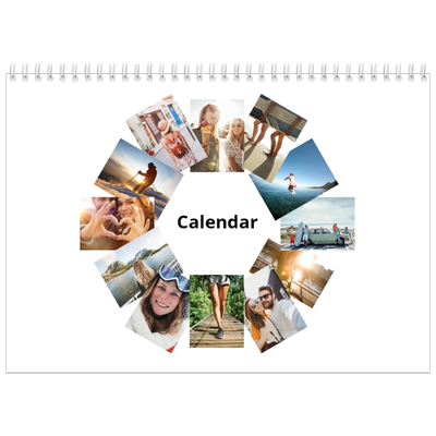 A4 Double Photo Calendar — Framework [cover]