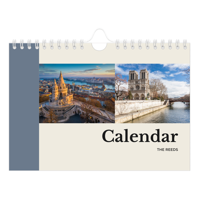 A5 Landscape Photo Calendar — Sights of the world [cover]