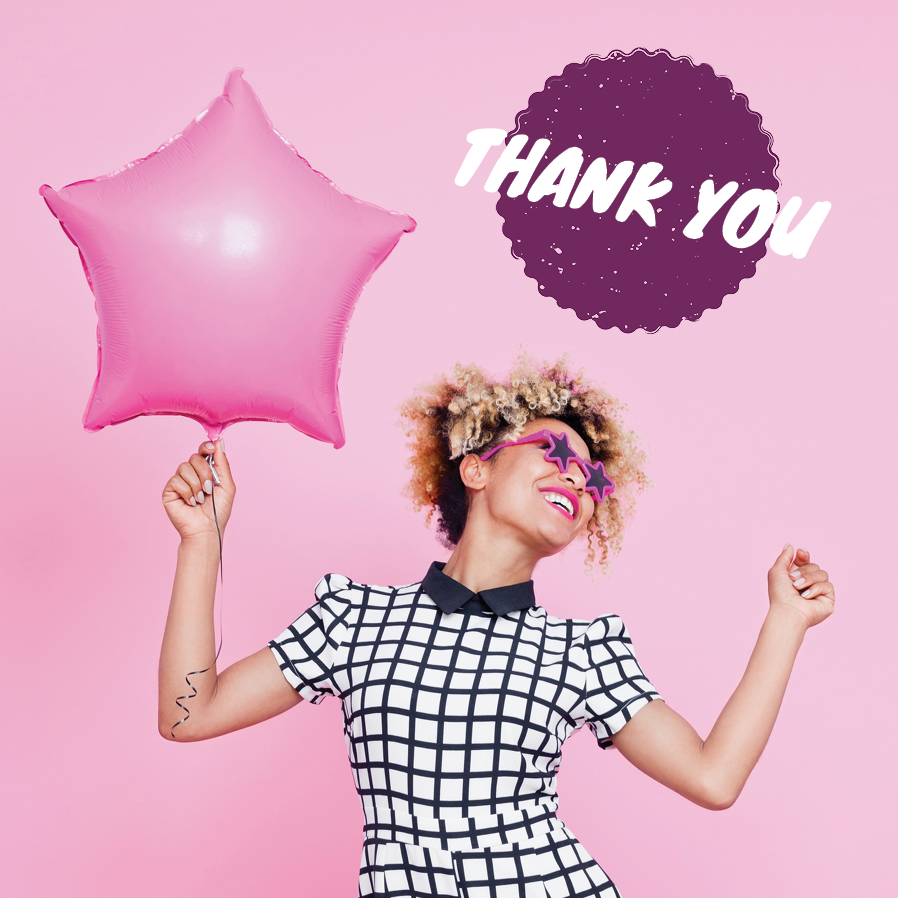 Thank you cards — Party shoutouts