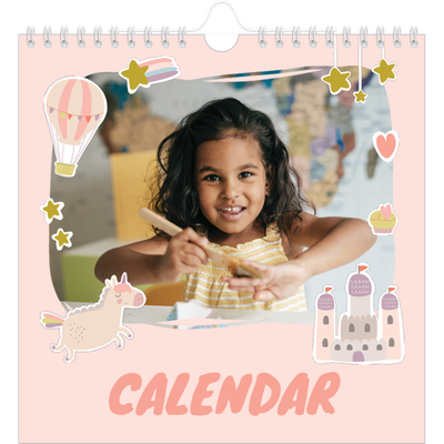 Square calendars  — Rainbow unicorn [cover]