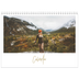 A4 Double Photo Calendar — Scribble text [cover]