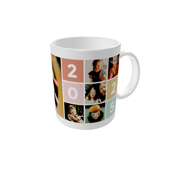 Personalised mugs — Colourful type