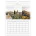 A3 photo calendars — Gold script banner [March]