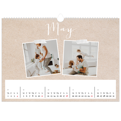 A3 Photo Calendar — Scrapbook calendar [cover]