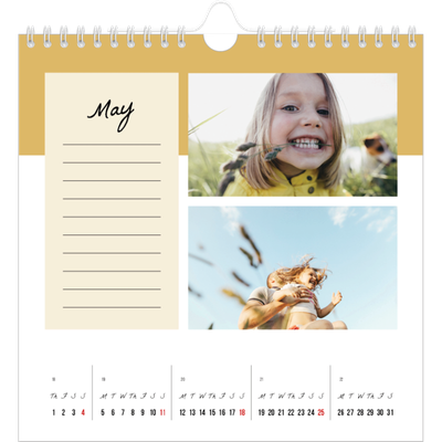 Square calendars  — List Calendar [cover]
