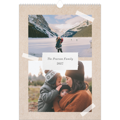 A3 Family Planner — Crafted Planner - Family of 3 [cover]