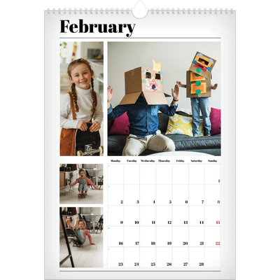 A3 photo calendars — Hot off the press [February]