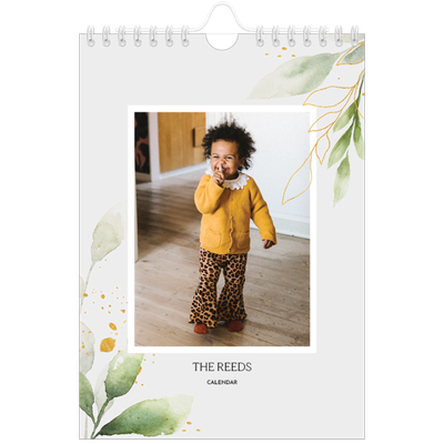 A5 Photo Calendar — Floral splash [cover]
