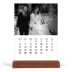 Easel Desk Calendar Portrait  — Elegant script [January]