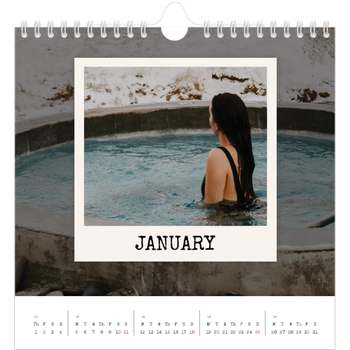 Square Photo Calendar — The portrait edit
