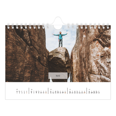 A5 Landscape Photo Calendar — Classic calendar [cover]