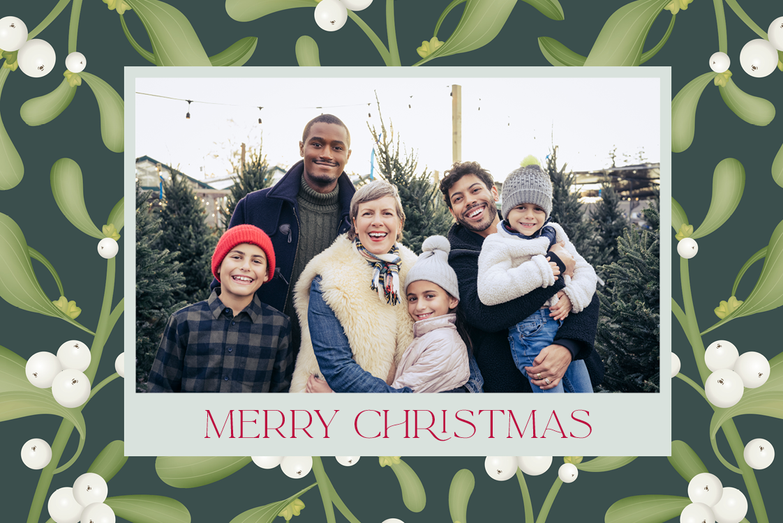 Cards — Magnified mistletoe