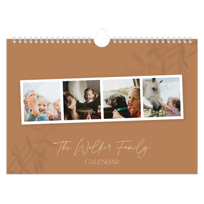 A4 Landscape Photo Calendar — Down to earth [cover]