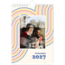 A5 Photo Calendar — Retro stripes [cover]