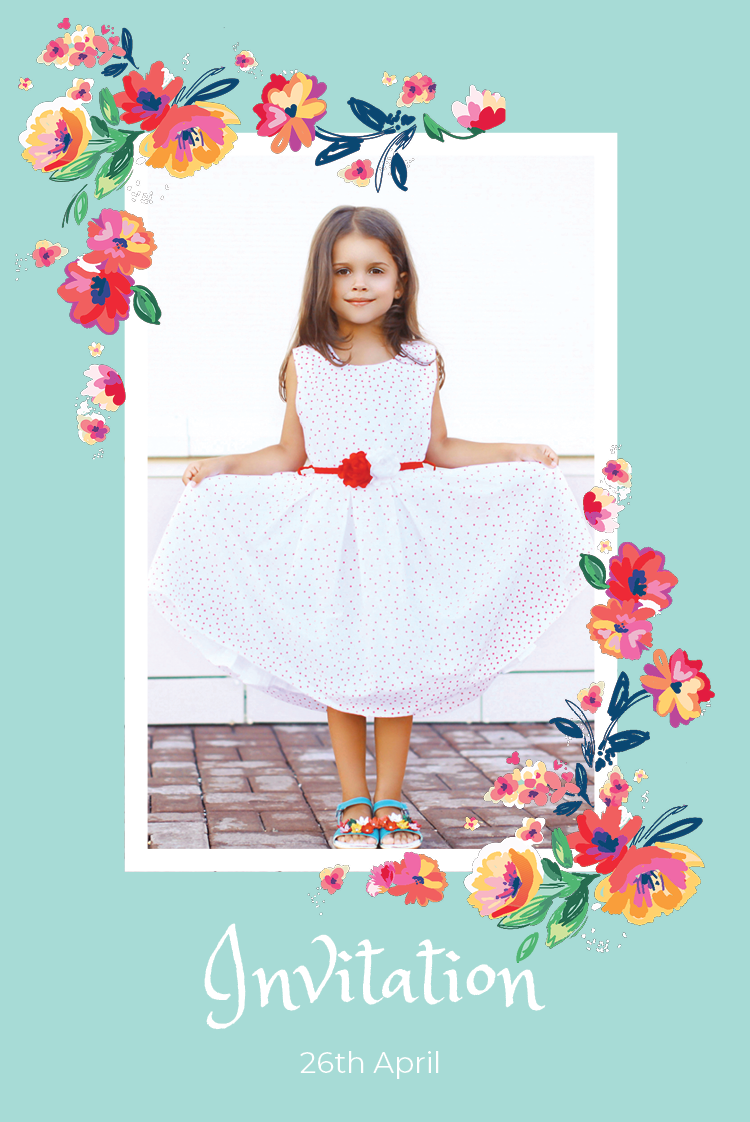 Invitations — Pretty flowers