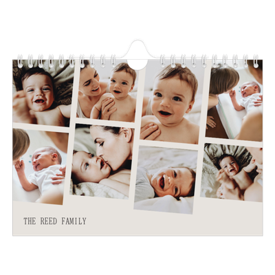 A5 Landscape Photo Calendar — Memories in motion [cover]