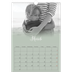 A3 photo calendars — Misty green [March]