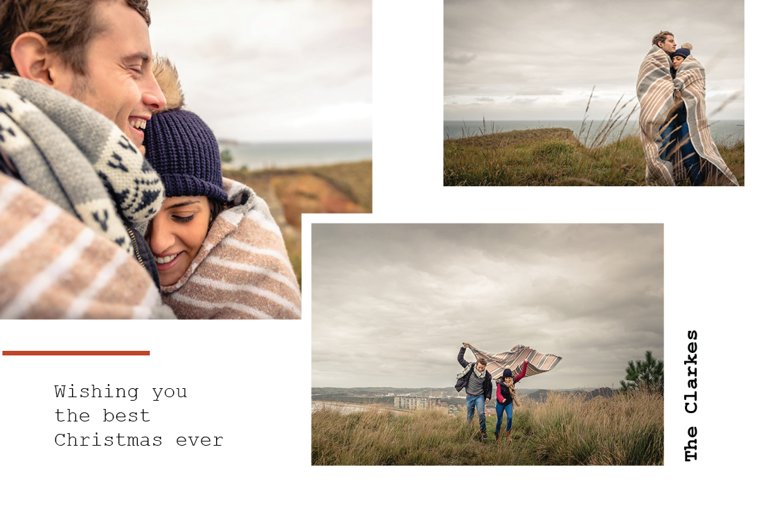 Cards — Berry red line