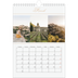 A4 Photo Calendar — Gold script banner [March]