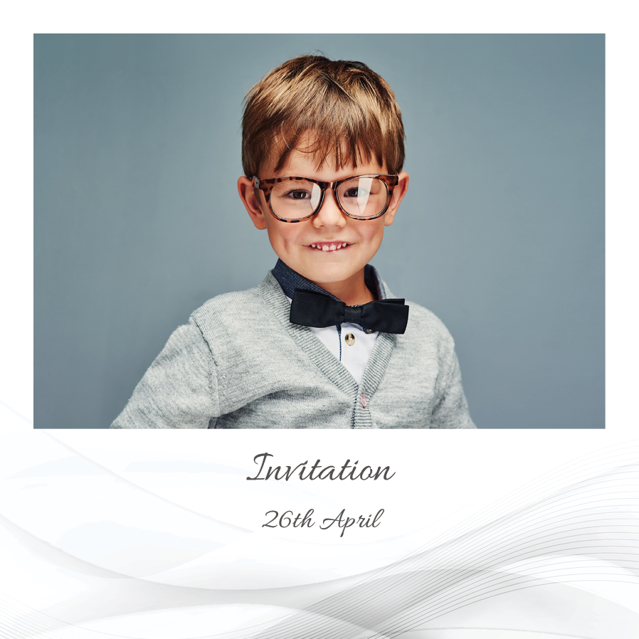 Invitations — Grey wave