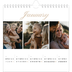 Square calendars  — Photo strip boxes [January]