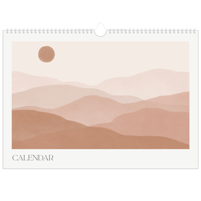 A3 Photo Calendar — Wellbeing quotes [cover]