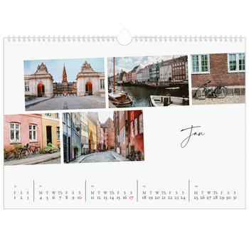 A3 Landscape Photo Calendar — City break