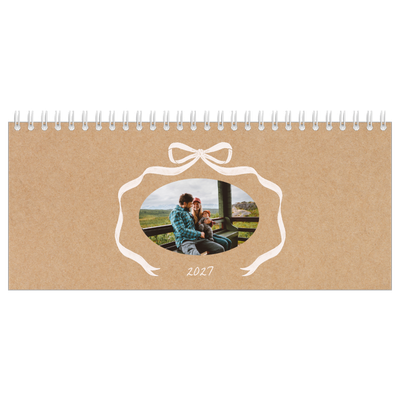 Desk calendars — Kraft and bow [cover]
