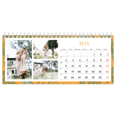 Desk calendars — Floral wallpapers [cover]