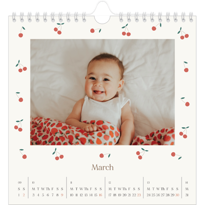 Square calendars  — Cherry bliss [March]