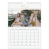 A4 Photo Calendar — Gold script banner [February]