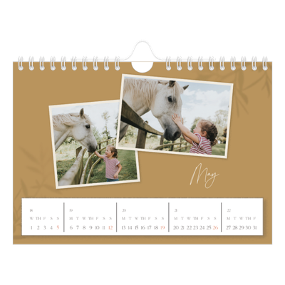 A5 Landscape Photo Calendar — Down to earth [cover]