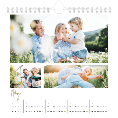 Square calendars  — Scribble text [cover]