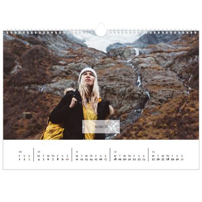 A3 Photo Calendar — Classic calendar [March]