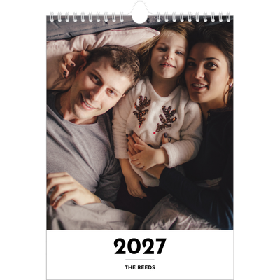 A4 Photo Calendar — Letter spotlight [cover]