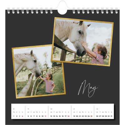 Square calendars  — So many memories [cover]